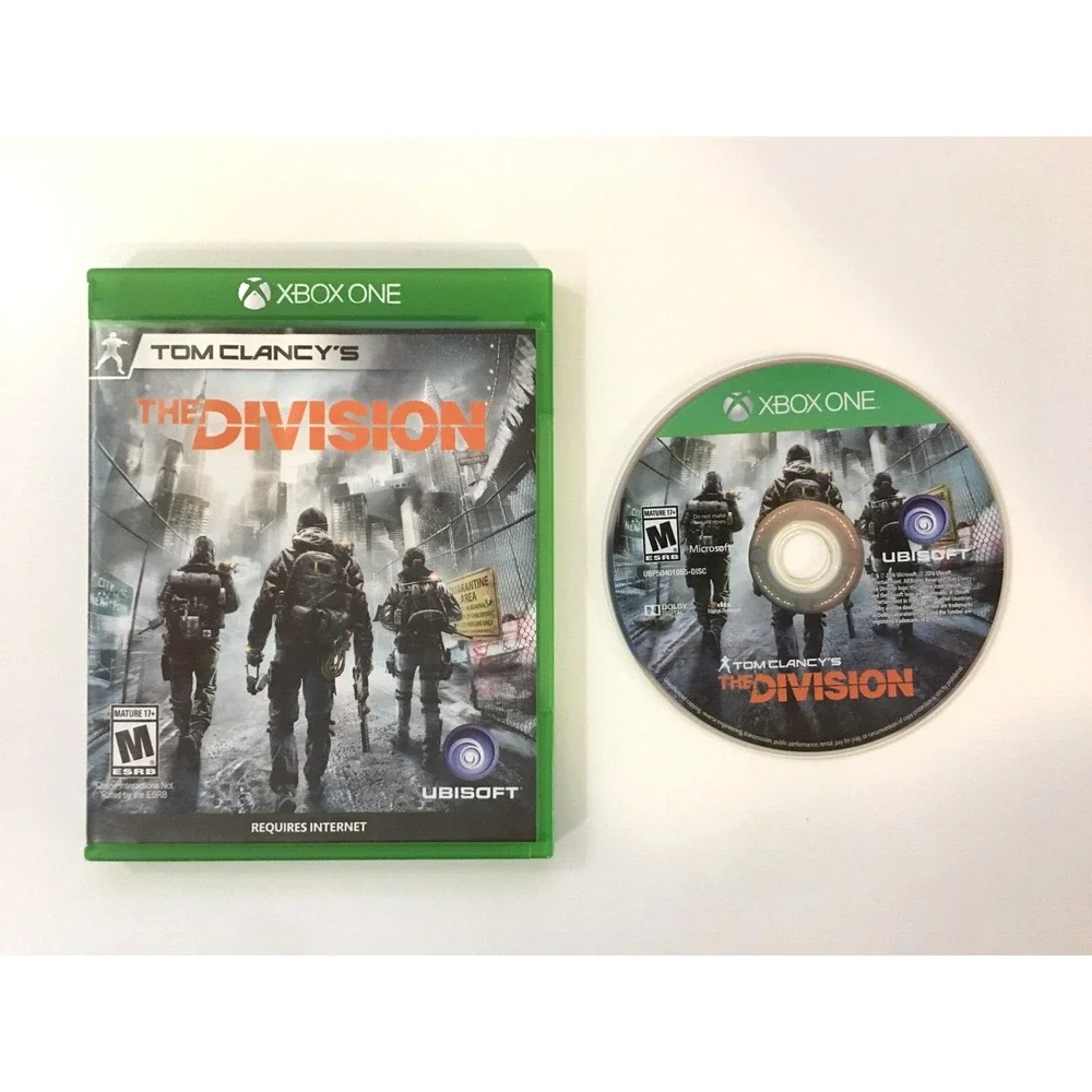 Tom Clancy's The Division (Microsoft Xbox One, 2016) Ubisoft - Box & Game Disc